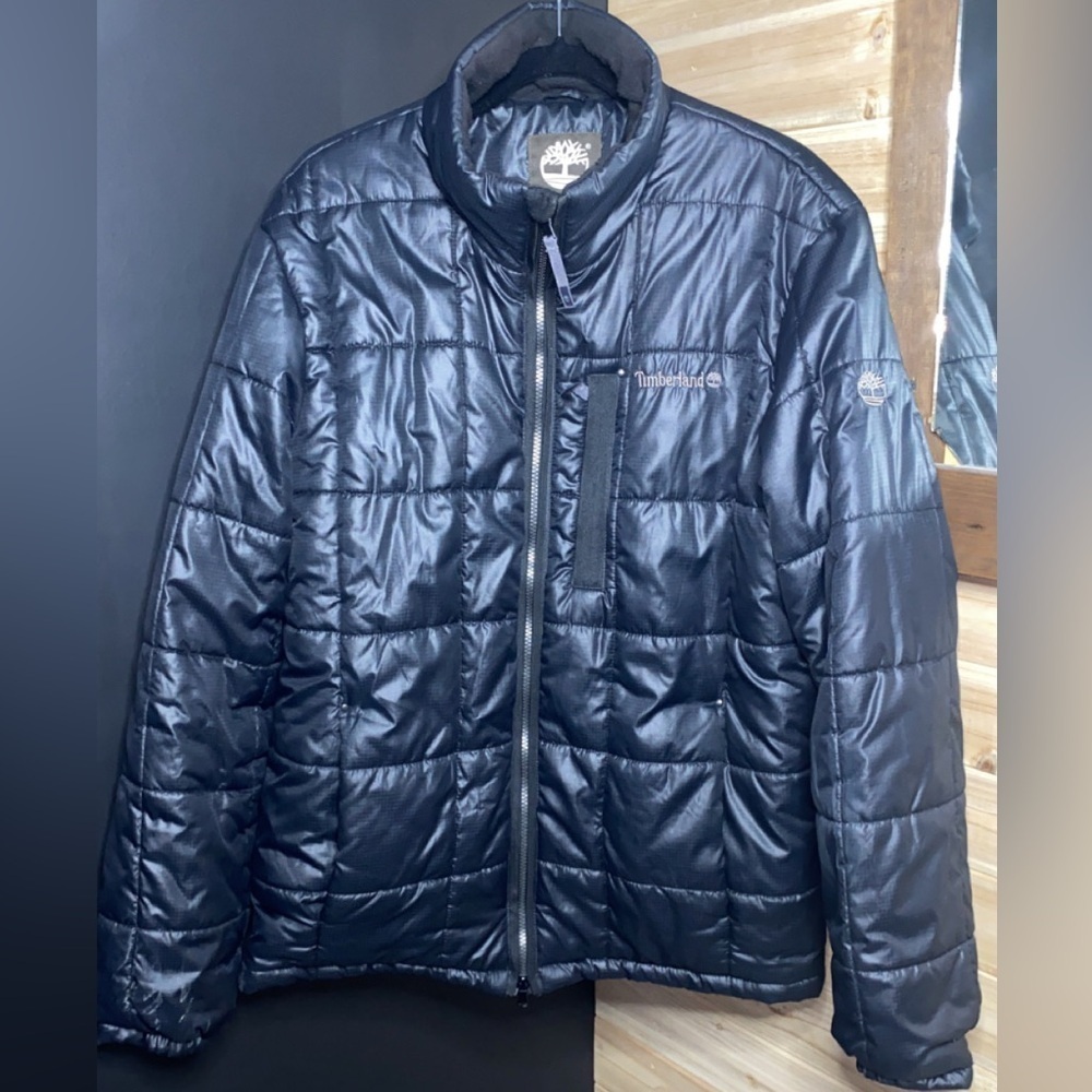 Men’s Black Size XL Timberland Light Weight Quilted Puffer Jacket